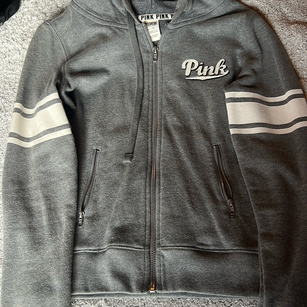 Pink Zip Up Hoodie XS Great Condition